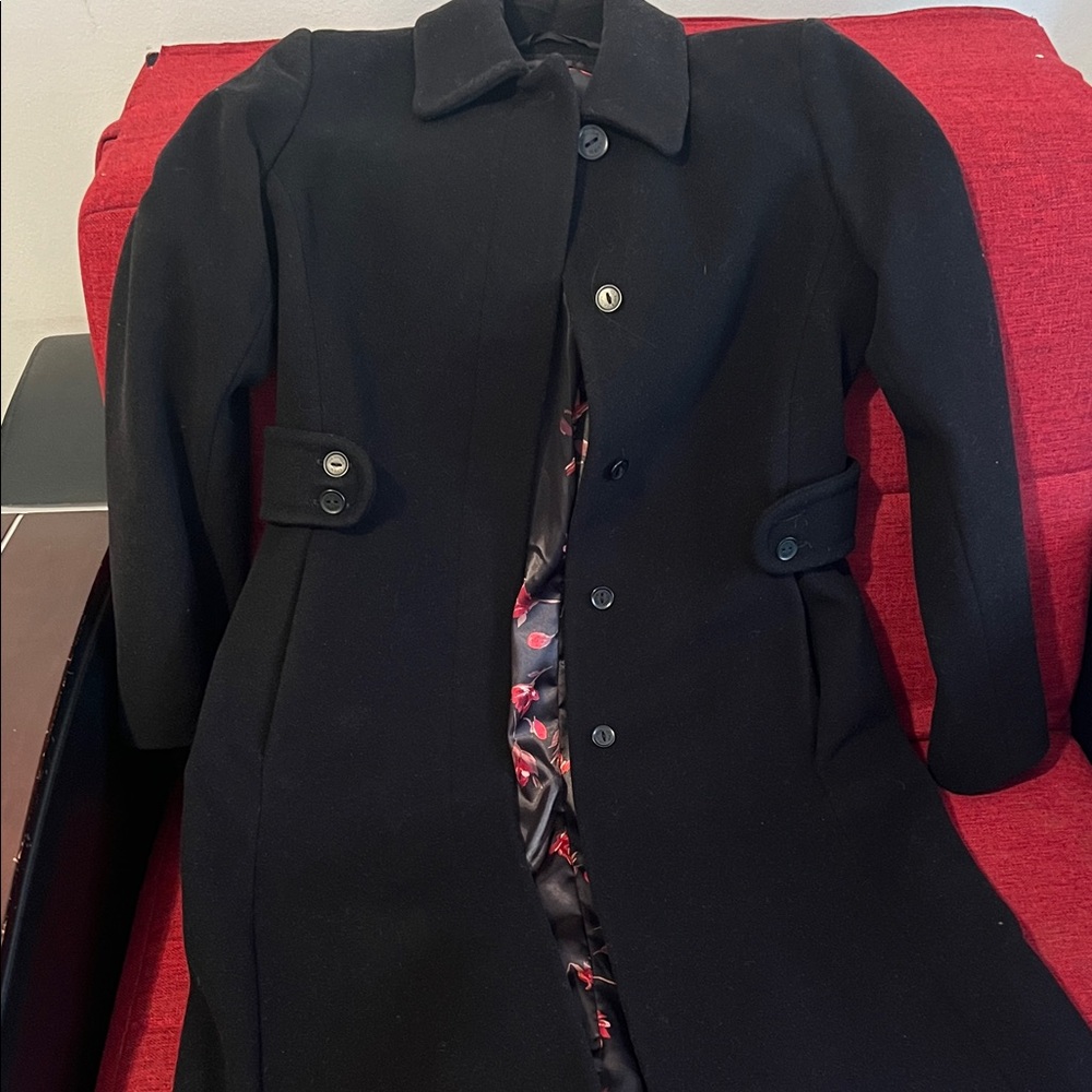 Via Spiga Black Trench Coat